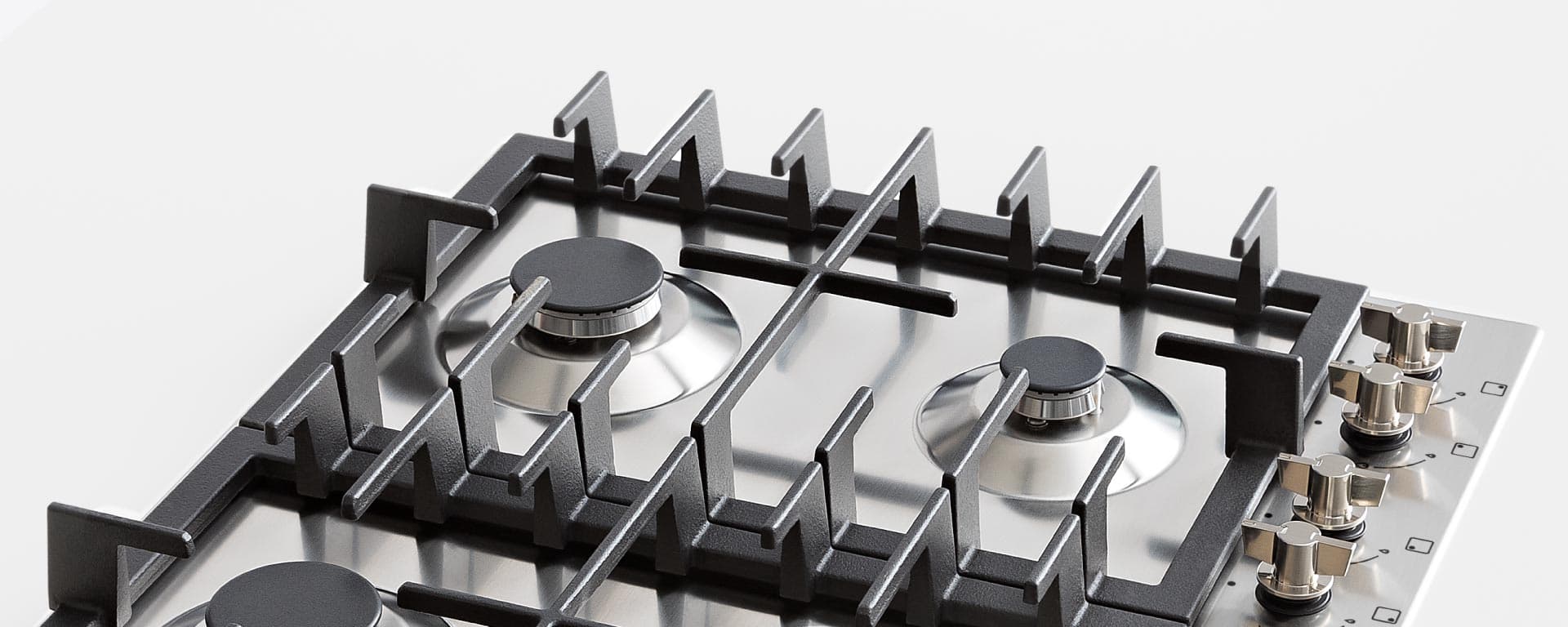 Встраиваемая газовая варочная панель Bertazzoni, конфорка wok по центру, 75 см, нержавеющая сталь - изображение 2