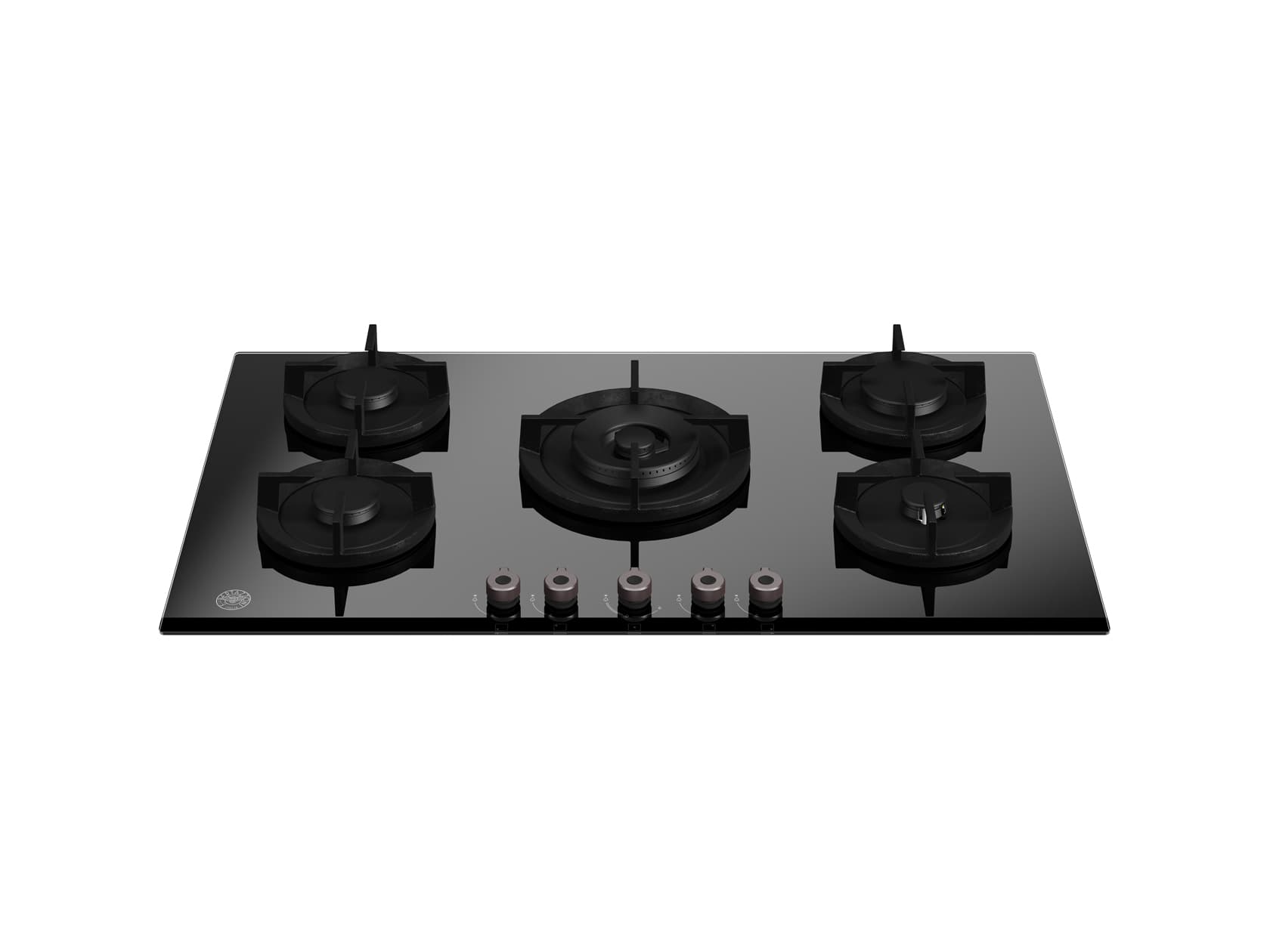 Газовая варочная панель на стекле 90 см с центральной конфоркой Wok Bertazzoni Professional