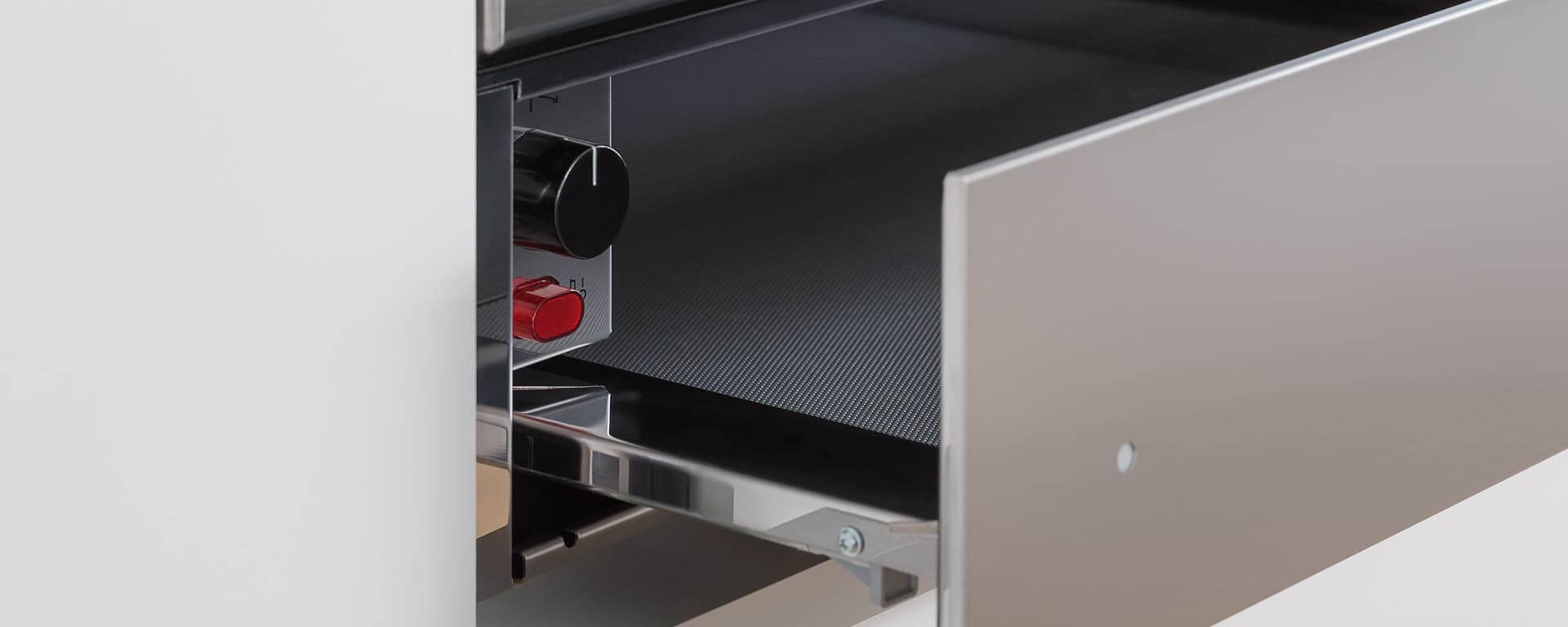 Подогреватель посуды Bertazzoni Modern 60x15 см, 25 кг, нержавеющая сталь/чёрный/цинк/медь - изображение 4
