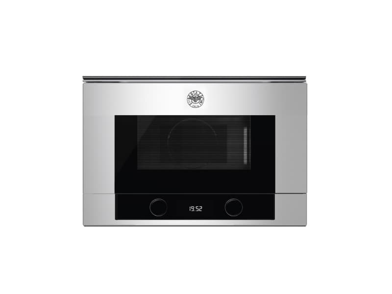 Микроволновая печь Bertazzoni Modern 60x38 см, 22л, гриль, чёрное стекло/нерж. сталь