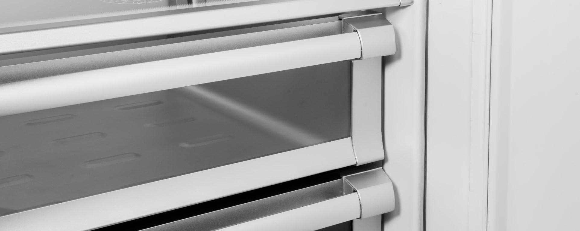 Встраиваемый холодильник/морозильник Total No Frost Bertazzoni, под навеску мебельных панелей, петли слева, шириной 90см - изображение 3