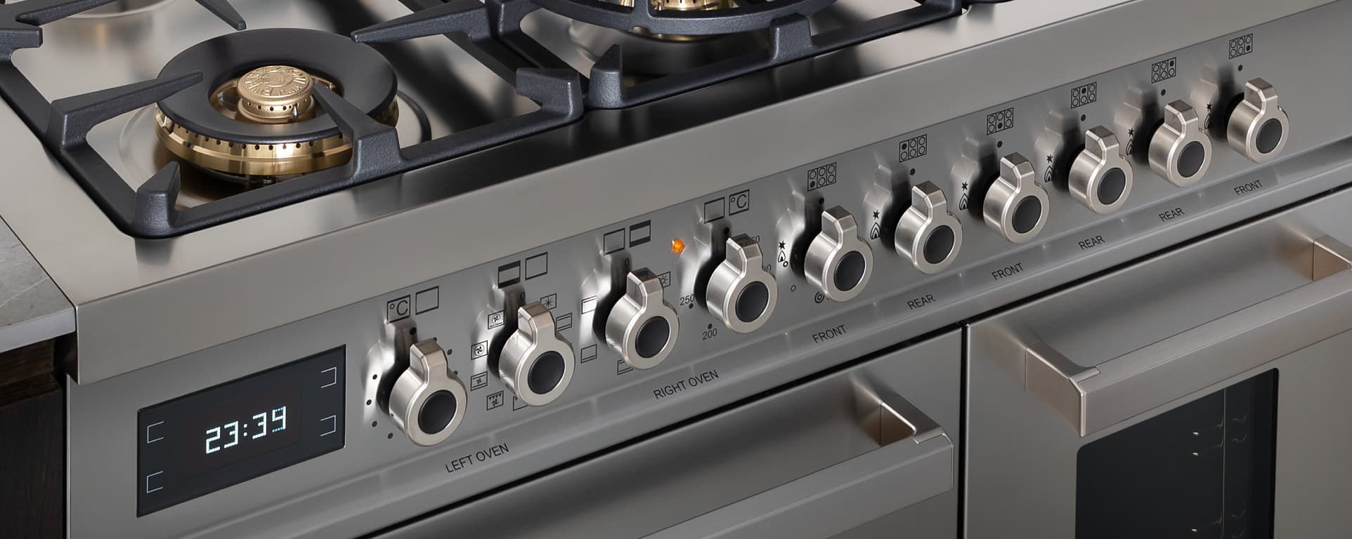Плита Bertazzoni Professional 120 см с 6 газовыми конфорками, электрической грилем Teppan Yaki и двумя электрическими духовками - изображение 5