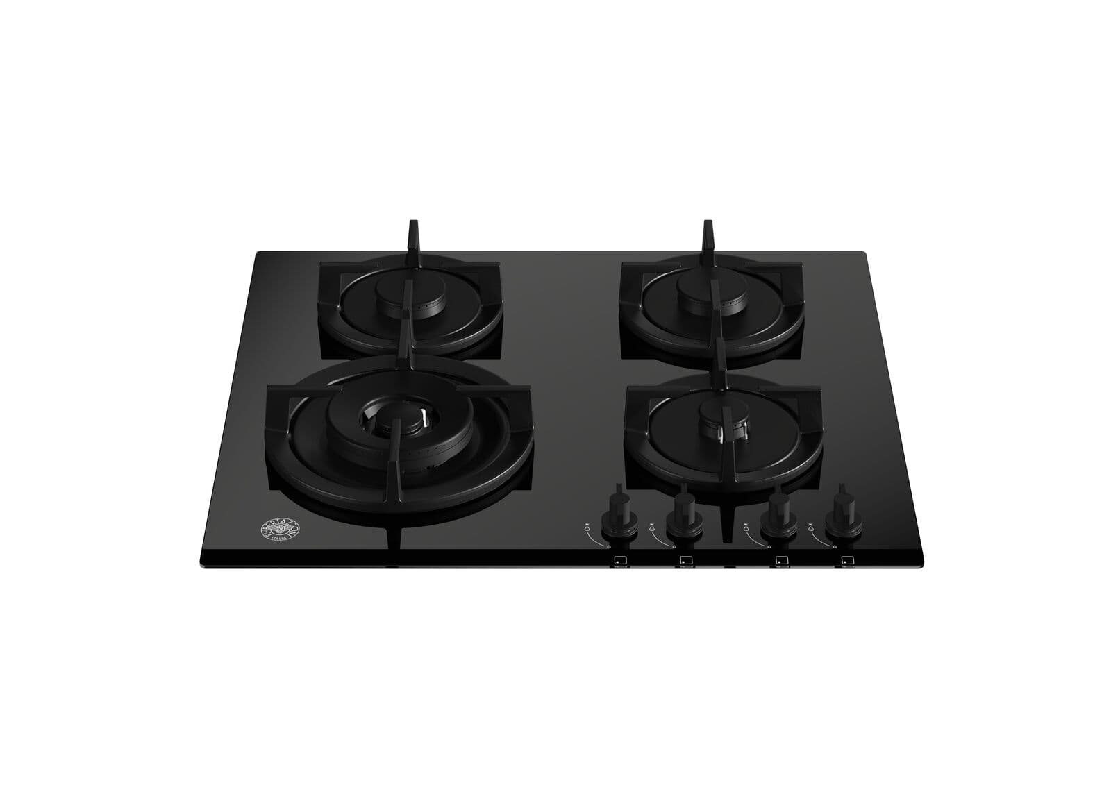 Встраиваемая газовая варочная панель Bertazzoni на стекле, конфорка wok, 60 см - изображение 4